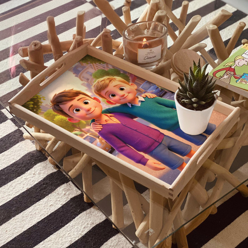 Portr&auml;t im Stil eines 3D-Animationsfilms nach einem Foto