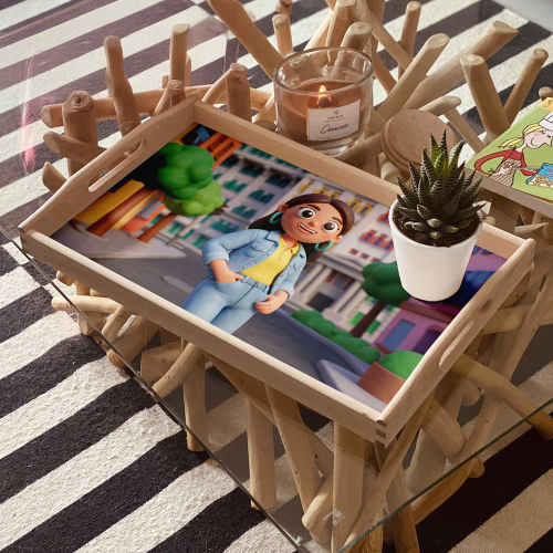 Portr&auml;t im Clay-Art-Stil basierend auf einem Foto