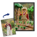 Portr&auml;t im Spielzeugstil, personalisiert aus einem Foto