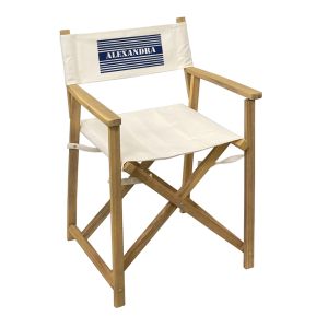 Regiestuhl deluxe bedruckt Matrosen-Design Regiestuhl deluxe bedruckt Matrosen-Design