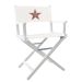 Personalisierter Regiestuhl Walk of Fame weiss