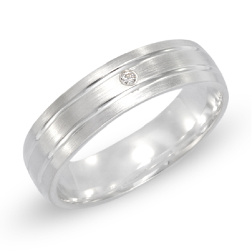 Ring Zirkonia mit Gravur 8514