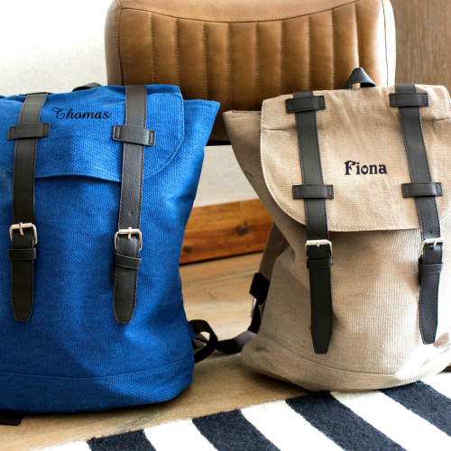 Rucksack Tendance Retro bestickt