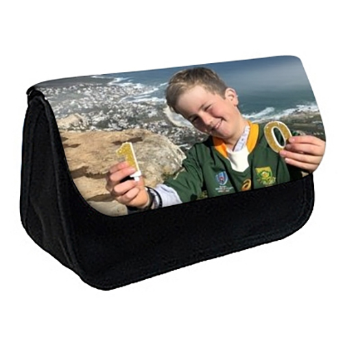 Schmink- oder Federtasche mit Foto