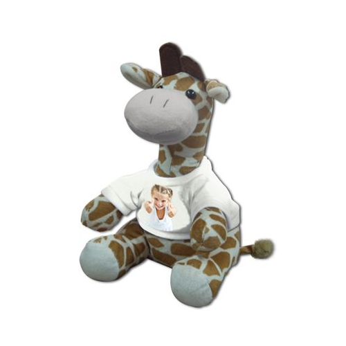 Schmusegiraffe mit Foto