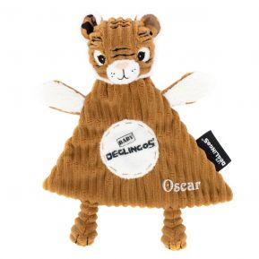 Personalisiertes Schmusetuch Speculos der Tiger Personalisiertes Schmusetuch Speculos der Tiger