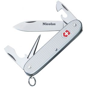 Schweizer Taschenmesser Alox mit Name Schweizer Taschenmesser Alox mit Name
