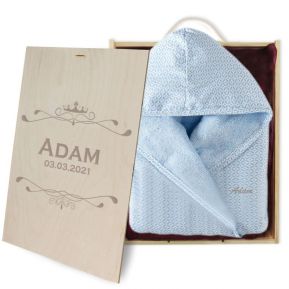 Geschenkset Personalisierter Bademantel für Babys Geschenkset Personalisierter Bademantel für Babys
