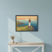 Illustration einer Landschaft im Flat Design basierend auf einem Foto