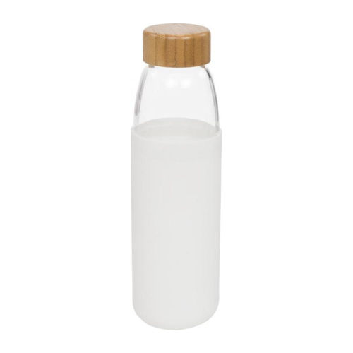 Wasserflasche Silikon weiss