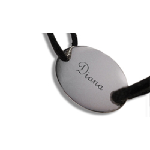 Kinderarmband Oval mit Gravur
