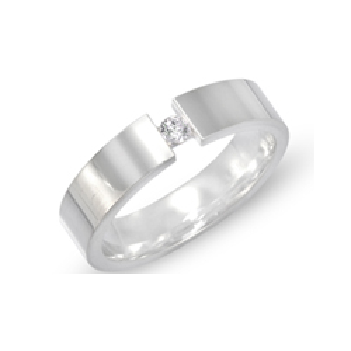 Ring Zirkonia mit Gravur 8520