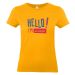 T-shirt Hello Gelb