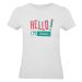T-shirt Hello grau