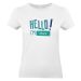 T-shirt Hello weiss