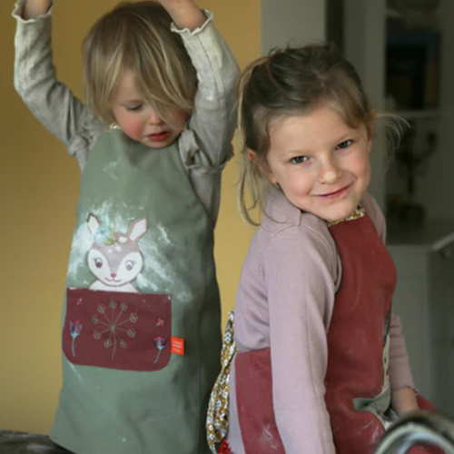 Personalisierte Kinderschürze Rehkitz