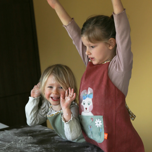 Personalisierte Kinderschürze Häschen