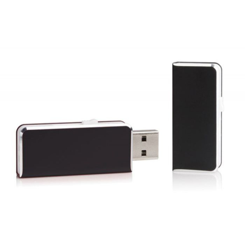 Taschen-USB Stick mit Gravur schwarz