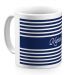 Tasse im Matrosen-Design blau