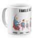 Tasse Superhelden weiss