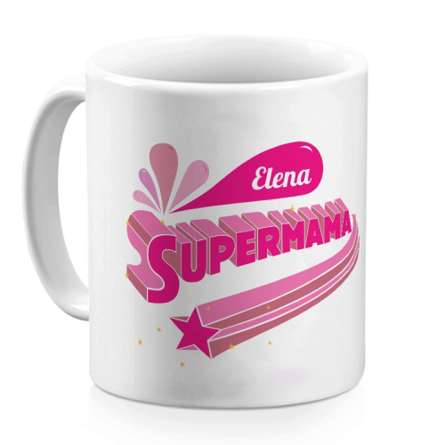 Tasse Supermama pink