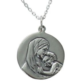 Taufmedaillon Maria und Jesus personalisiert Taufmedaillon Maria und Jesus personalisiert