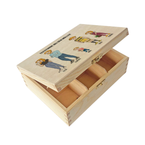 Teekiste Manga Family mit 6 Fächern Teekiste Manga Family mit 6 Fächern