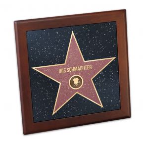 Telleruntersetzer Walk-of-Fame-Stern