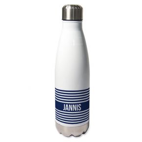 Personalisierte Thermosflasche im Matrosen-Design