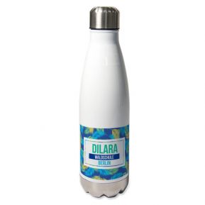 Personalisierte Thermosflasche Palmendesign