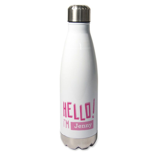 Personalisierte Thermosflasche HELLO