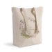 Tragetasche Deluxe bedruckt mit Blumenrahmen