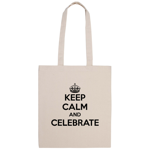 Tragetasche Deluxe mit Keep Calm-Motiv