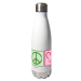Trinkflasche Peace & Love Foto Trinkflasche Peace & Love Foto