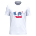 T-Shirt für Herren HELLO personalisiert 100 % Bio-Baumwolle
