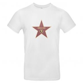 T-Shirt Herren Walk-of-Fame-Stern 100 % Bio-Baumwolle