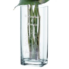 Personalisierte Vase Valentinstag Personalisierte Vase Valentinstag