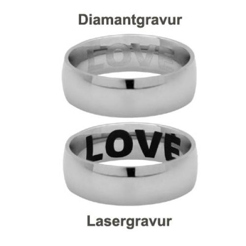 Ring Silber mit Gravur - 8539
