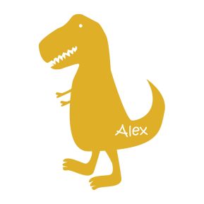 Wandsticker mit Name Dinosaurier