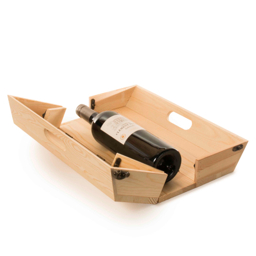 Weinkiste-Tablett