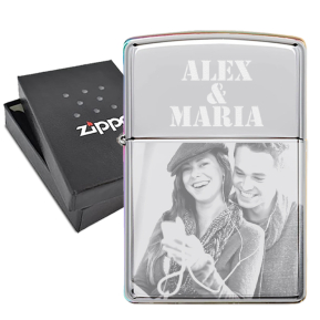 Graviertes Zippo-Feuerzeug