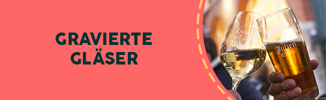 Gravierte Gläser