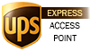 UPS Express-Lieferung an einen Paketshop