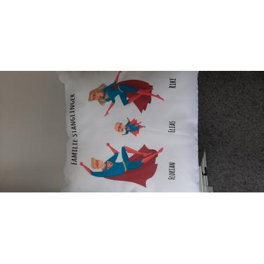 Personalisiertes Kissen Superhelden
