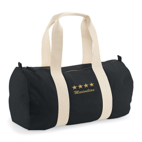 Bestickte Sporttasche 4 Sterne