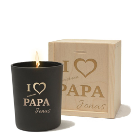 Personalisierte Kerze fr Papa