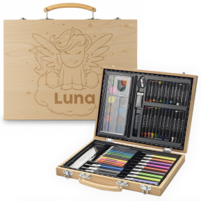 Personalisierter Zeichenkoffer Einhorn