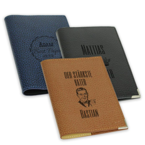 Etui Leder fr Reisepass zum Vatertag