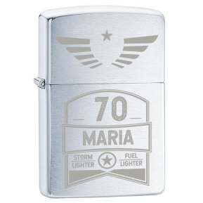 Graviertes Zippo Feuerzeug - Geburtstag