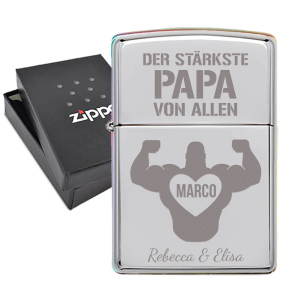 Graviertes Zippo Feuerzeug zum Vatertag